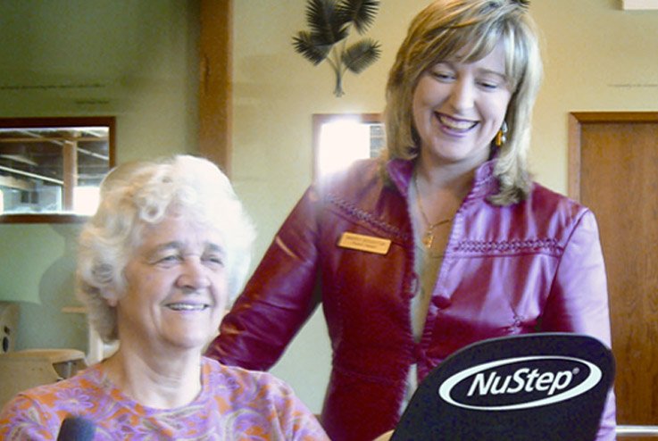 Testimonial_MarcyBoughton NuStep user testimonial Marcy Boughton