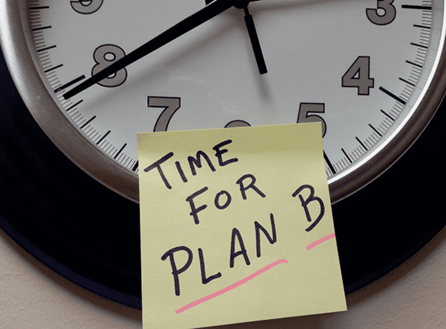 Time Sticky Note Time For Plan B