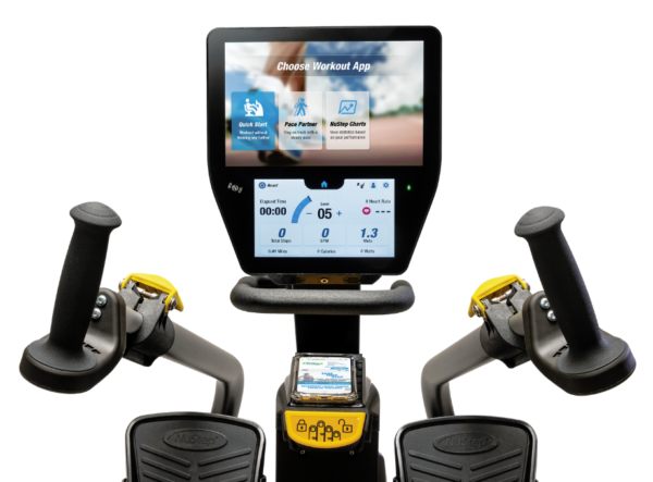 high technology recumbent stepper recumbent cross trainer hd display console screen