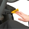 safety feature stride lock fall prevention seated stepper