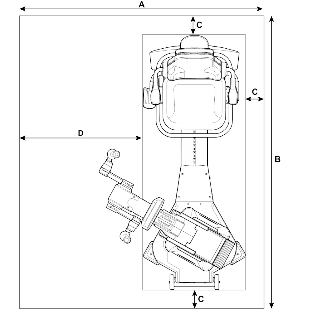 UE8PRO Space Requirements UE8PRO Space Requirements